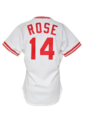 1988 Pete Rose Cincinnati Reds Managers Worn and Autographed Home Jersey (JSA • Originally Sourced from Rose)
