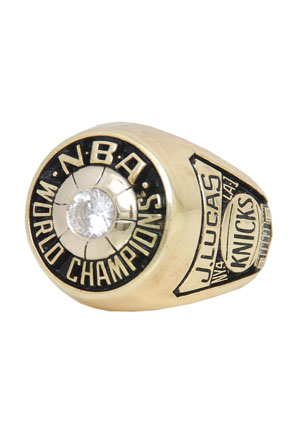 1973 Jerry Lucas New York Knicks World Championship Ring (Lucas LOA • HoF LOA)