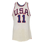 1960 Jerry Lucas USA Olympic Game-Used Jersey (Gold Medal • Rare & Historic • Photomatch • Lucas LOA • HoF LOA)
