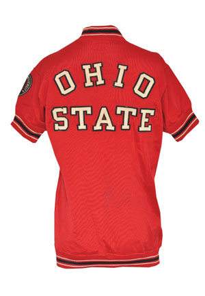 1960 Jerry Lucas Ohio State University Worn Shooting Shirt (Championship Season • Lucas LOA • HoF LOA)