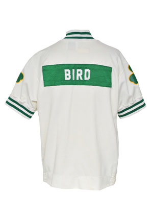 1989-90 Larry Bird Boston Celtics Worn Home Warm-Up Suit (2)(HoF LOA)