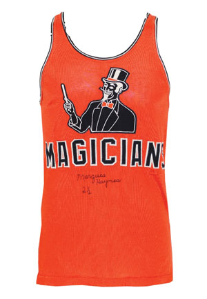 Mid 1960s Marques Haynes Harlem Magicians Game-Used & Autographed Uniform (2)(Rare • JSA • HoF LOA)