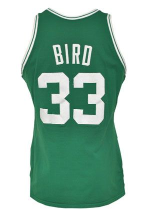 1987-88 Larry Bird Boston Celtics Game-Used Road Jersey (HoF LOA)
