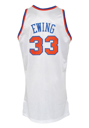 1993-94 Patrick Ewing NY Knicks Game-Used & Autographed Home Jersey (JSA • Knicks Trainer LOA • NBA Finals Season • HoF LOA)