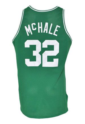 1992-93 Kevin McHale Boston Celtics Game-Used & Autographed Road Jersey (JSA • HoF LOA)
