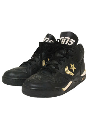 1980’s Larry Bird Boston Celtics Game-Used & Autographed Sneakers (Ball Boy LOA • JSA • HoF LOA)