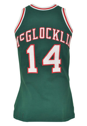 Early 1970s Jon McGlocklin Milwaukee Bucks Game-Used Road Uniform (2)(McGlocklin LOA • HoF LOA)