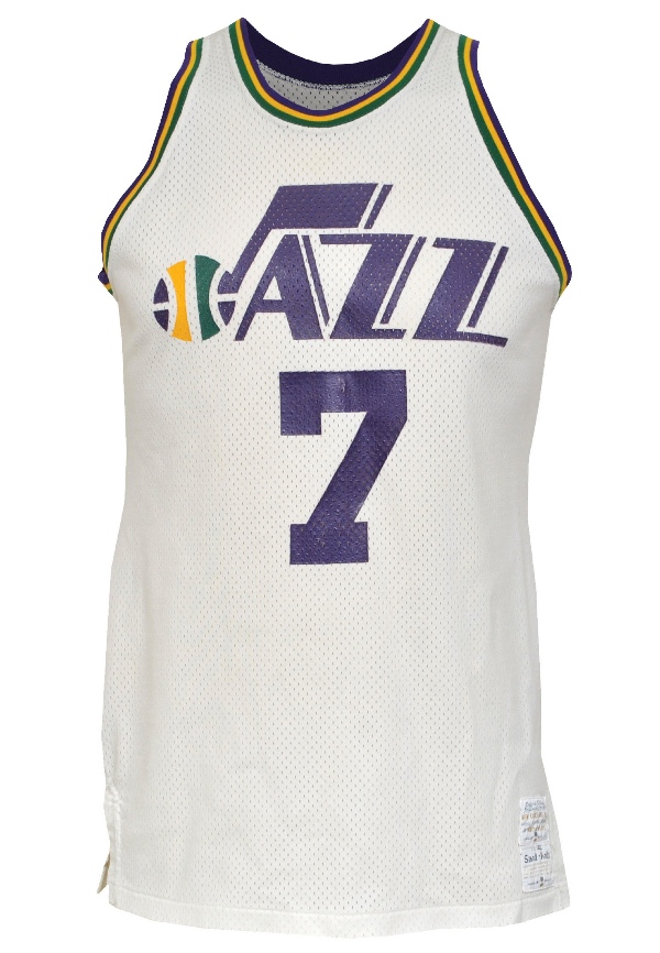 1970-71 Pete Maravich Game Worn Rookie Jersey.. If I have a choice, Lot  #19809