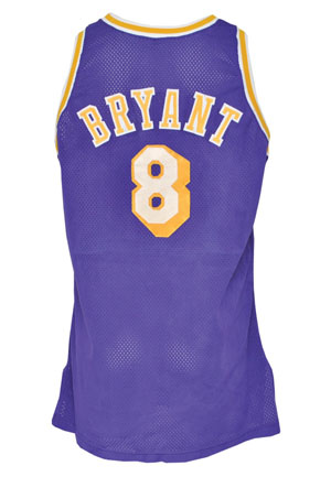 1996-97 Kobe Bryant Rookie Los Angeles Lakers Game-Used Road Jersey (DC Sports COA • HoF LOA)