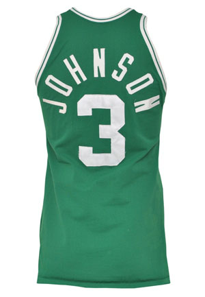 Circa 1983 Dennis Johnson Boston Celtics Game-Used Road Jersey (HoF LOA)