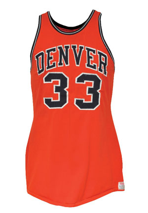 1970-71 Donald Sidle Denver Rockets ABA Game-Used Road Uniform (2)(Rare Style • HoF LOA)