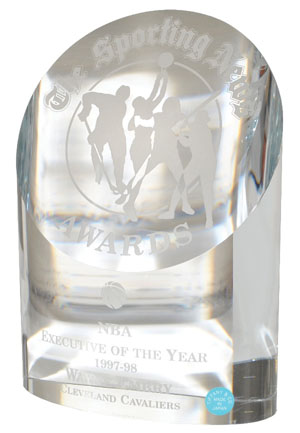 1997-98 Wayne Embry Cleveland Cavaliers NBA Executive of the Year Award (Embry LOA • HoF LOA)