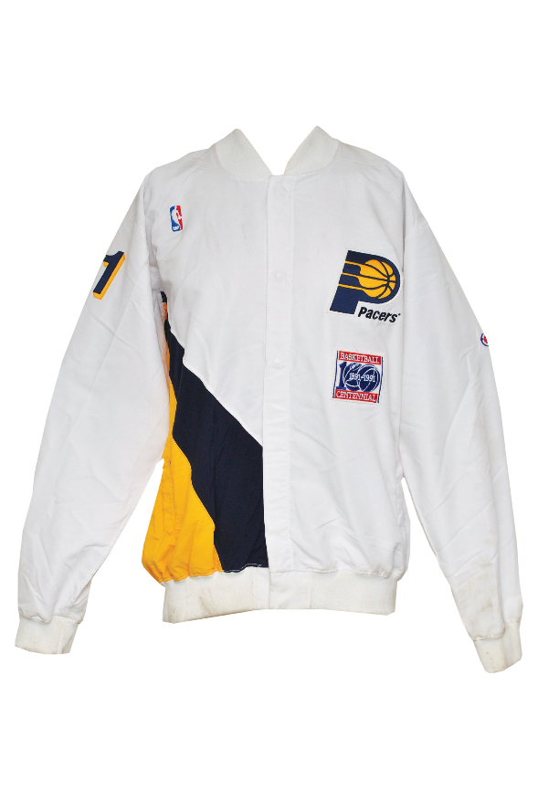 Lot Detail - 1991-92 Reggie Miller Indiana Pacers Worn Warm-Up Suit (2)