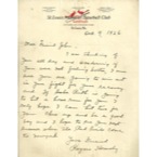 Rogers Hornsby (CH) & Other Letters Presented To “Little” Johnny Sylvester (6)(Sylvester Family LOA)