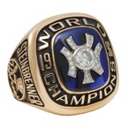 1996 George Steinbrenner NY Yankees World Championship Prototype Ring