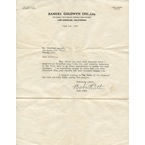 6/1/1942 Babe Ruth TLS with Original Envelope (2)(Full JSA LOA • "The Pride of the Yankees" Content)