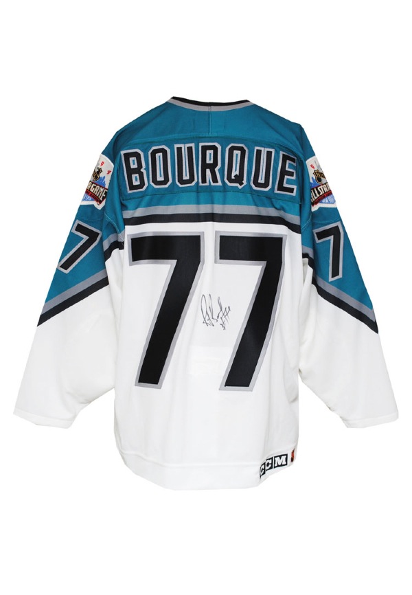 Lot Detail - 1994 Ray Bourque Eastern Conference All-Star Game-Used &  Autographed Jersey (JSA • Norris Trophy Season • Casey Samuelson LOA)