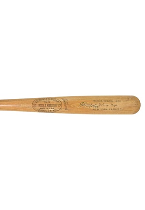 1950 Johnny Mize New York Yankees Autographed World Series Bat (JSA • PSA/DNA • Championship Season)