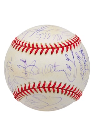 2000 New York Mets National League Champions Team Signed Baseballs (2)(JSA)