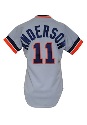 1985 Sparky Anderson Detroit Tigers Managers Worn Jersey & Matching Pants (2)