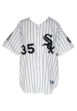 1995 Frank Thomas Chicago White Sox Game-Used Home Jersey