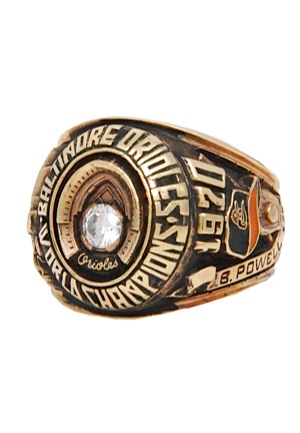 1970 Boog Powell Baltimore Orioles World Championship Ring (Salesmans Sample)