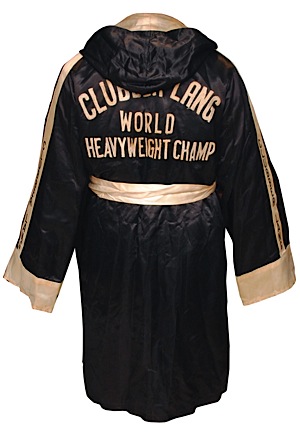 1982 Clubber Lang Fight Robe & Trunks Screen-Worn by Mr. T in "Rocky III" (2)(Photomatch • Frank Stallone LOA)