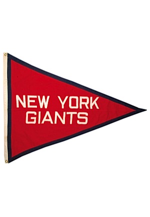 Vintage New York Giants Pennant Flag