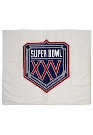 Large New York Giants vs. Buffalo Bills Super Bowl XXV Banner
