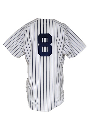 1983 Yogi Berra New York Yankees Coaches Worn Home Jersey