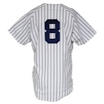 1983 Yogi Berra New York Yankees Coaches Worn Home Jersey