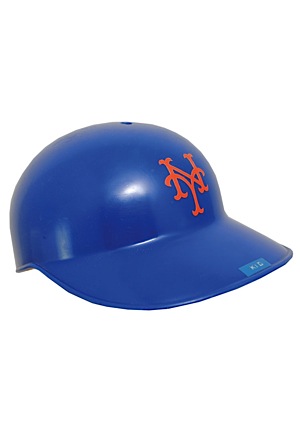 Mid 1980s Gary Carter New York Mets Batting Helmet, Catcher’s Mask, Shin Guards & Autographed Cleats (4)(JSA • Carter Foundation LOA)
