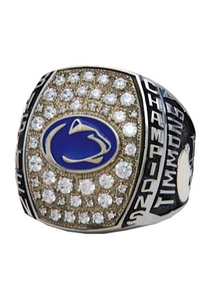 1/1/2009 Knowledge Timmons Penn State University Nittany Lions Big Ten Champions Rose Bowl Players Ring