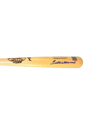 Ted Williams Autographed Bat (JSA)