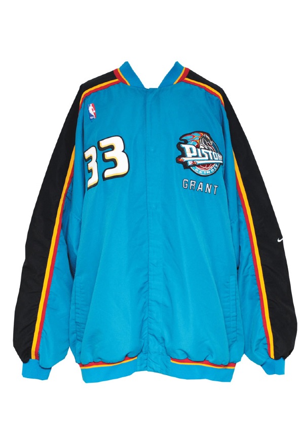 Authentic Detroit Pistons 1997-98 Warm Up Jacket