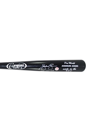 2003 Andruw Jones Atlanta Braves Game-Used & Autographed Bat (JSA • PSA/DNA)