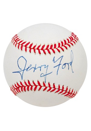 Gerald Ford Single Signed Baseball (Full JSA LOA)