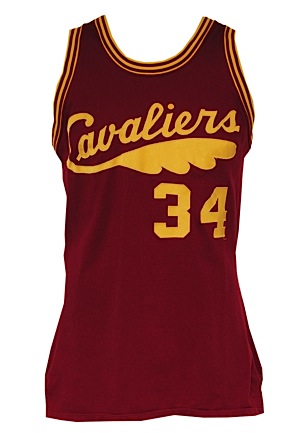 1973-74 Austin Carr Cleveland Cavaliers Game-Used Road Uniform (2)(Rare Style)