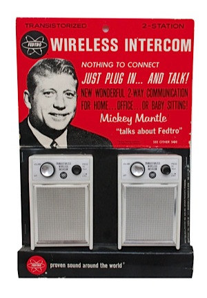 Mickey Mantle Endorsed Items (4)