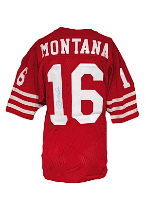 Circa 1987 Joe Montana San Francisco 49ers Game-Used & Autographed Home Jersey (JSA)
