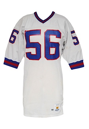 1988 Lawrence Taylor Road New York Giants Game-Used Jersey (Team Repairs)