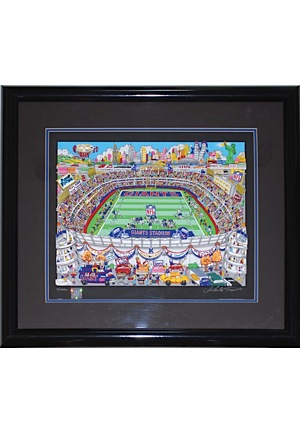 Charles Fazzino New York Giants Stadium Artwork