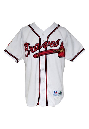 2000 Greg Maddux Atlanta Braves Game-Used & Autographed Home Jersey (JSA)