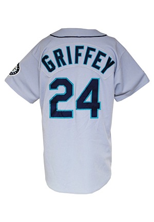 1996 Ken Griffey Jr. Seattle Mariners Game-Used Road Jersey