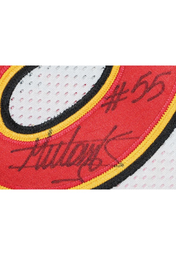 Dikembe Mutombo Atlanta Hawks Signed Autographed Throwback Jersey –