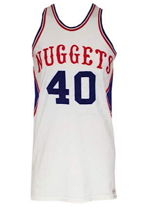 1974-75 Byron Beck ABA Denver Nuggets Game-Used Home Jersey
