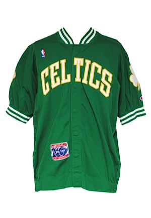 Boston Celtics Worn Warm-Up Jackets — 1988-89 Brian Shaw, 1991-92 Sherman Douglas & 1994-95 Eric Montross (3)