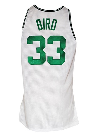 1990-91 Larry Bird Boston Celtics Game-Used & Autographed Home Jersey (JSA)
