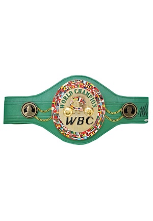 Mike Tyson Autographed WBC World Championship Replica Belt (JSA)