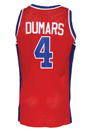 1994-95 Joe Dumars Detroit Pistons Game-Used Road Jersey (BBHoF LOA)